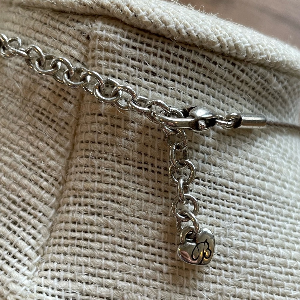 Brighton DECO Collection Swarovski Solitaire Hexagon Reversible pendant NWOT - Picture 8 of 12